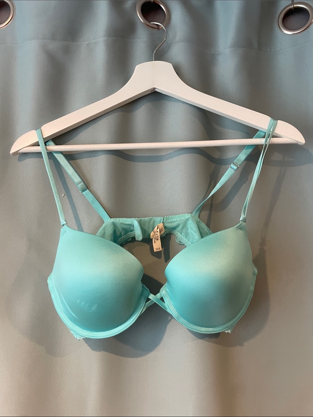 Aerie Teal 36B Underwire Lace Bra